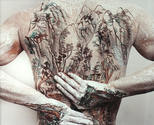 Huang YAN | Chinese Shanshui Tattoo | Photograph available for sale on composition gallery