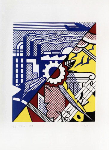 Roy LICHTENSTEIN | Industry and the Arts (II) | Screen-print  