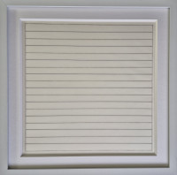 Agnes Martin Untitled 5 lithograph on vellum with evenly spaced horizontal lines over a smooth pale background