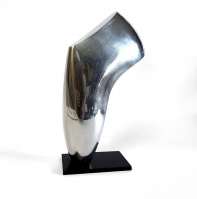 Allen Jones Shoe Box set with aluminum high-heel sculpture, lithographs, and color print in custom black PVC case marked EXOTIC. 