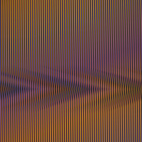 Carlos Cruz-Diez Kamarata portfolio of 10 lithographs with dynamic, colorful patterns of parallel lines creating optical effects.