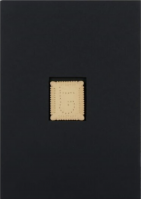 Gavin Turk GT Biscuit resin sculpture of a beige biscuit with perforated G