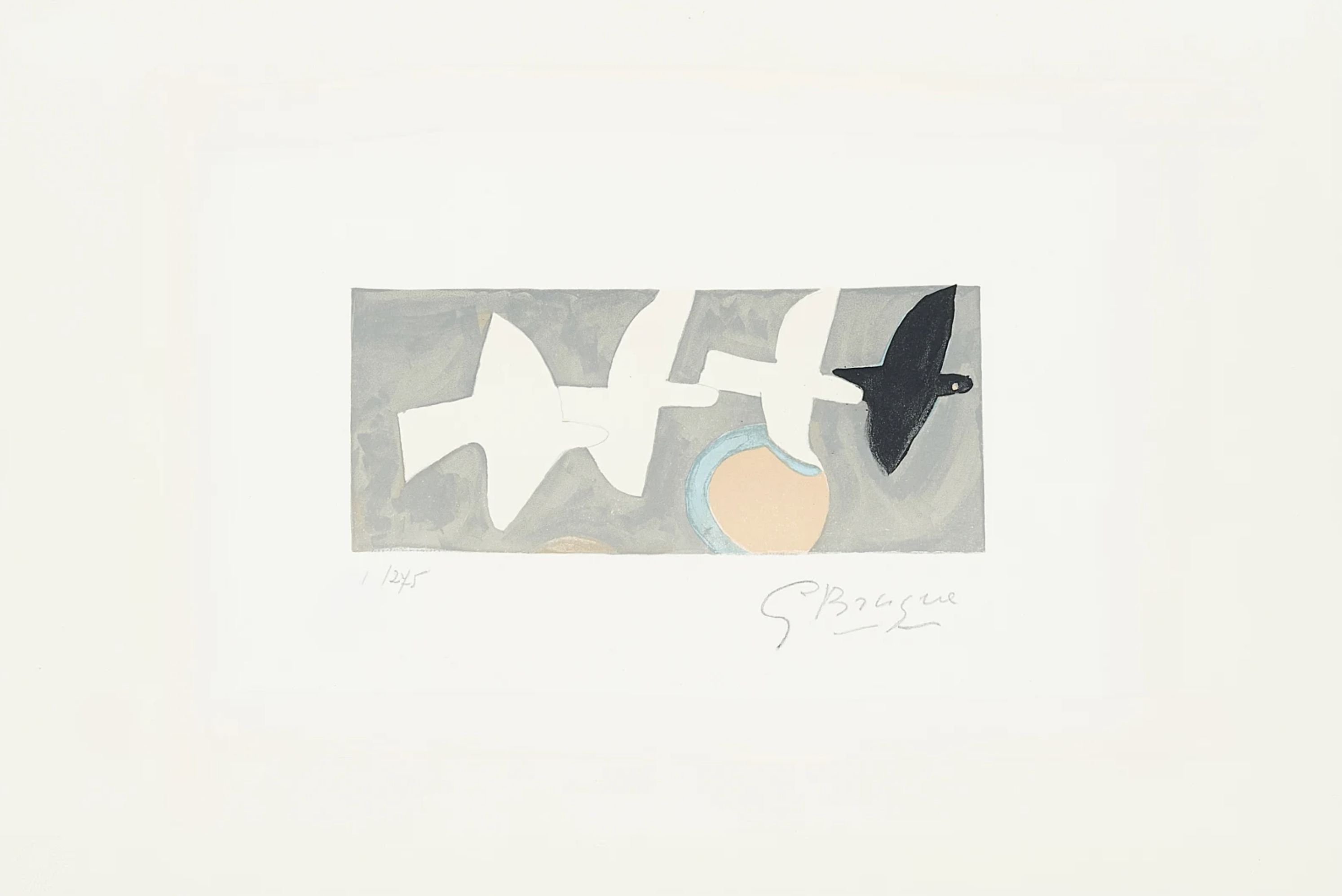 Georges Braque | Quatre Oiseaux, 1959 Lithograph