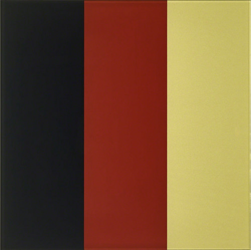 Gerhard RICHTER | Schwarz-Rot-Gold IV | Silkscreen  available for sale on composition gallery