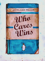 Harland Miller Who Cares Wins 2020 silkscreen from Penguin Book series blue and beige cover design edition of 250 signed and numbered