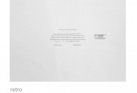 Jannis Kounellis's 2000 screen-print, abstract black brushstrokes on white, tribute to Mauro Rostagno with intersecting lines and loops.