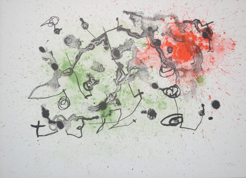 Joan MIRÓ | Series II - Rouge et Vert - M288 | Lithograph available for sale on composition gallery