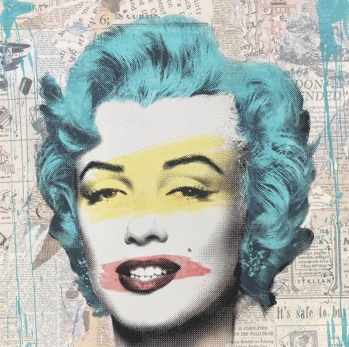  MR. BRAINWASH | Marilyn Monroe | Screen-print  available for sale on composition gallery