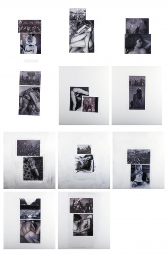 Richard Prince Protest Portfolio 2014 set of 11 inkjet prints juxtaposing protest photography with erotic imagery edition of 45