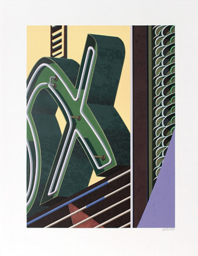 Robert COTTINGHAM | The Letter X | Lithograph  available for sale on composition gallery