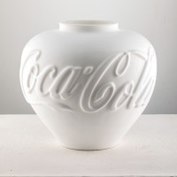 Weiwei AI | Vases in Black and White (Set of 2) | Glass available for sale on composition gallery