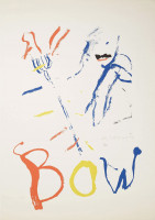 Willem DE KOONING | Rainbow: Thelonious Monk Devil at the Keyboard | Lithograph  available for sale on composition gallery