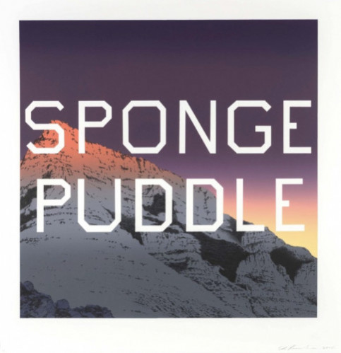 Ed Ruscha available for sale on www.composition.gallery