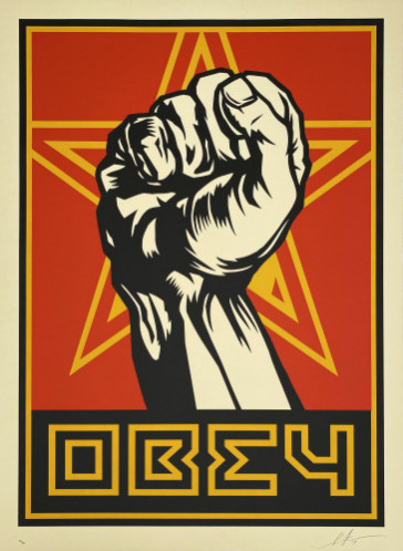 Shepard Fairey available for sale on www.composition.gallery