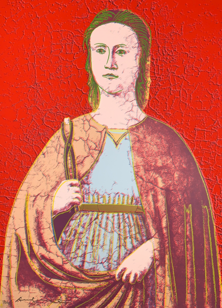 Artwork ©  Andy Warhol  - Saint Apollonia (F. & S. II.330),1984