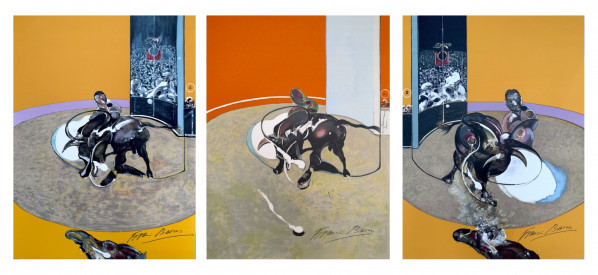 Triptych © Francis Bacon - Miroir de la Tauromachie, 1990