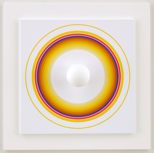 Monotype © Antonio Asis  - Asistype 20 - boule sur cercle, 2016