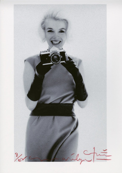 Artwork © Bert Stern - Marilyn with Bert's Nikon, 2011 (Inkjet Print)