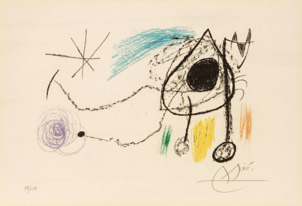 Artwork © Joan Miró - Sobreteixims I Escultures, 1972
