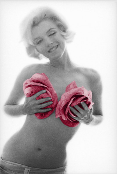 Artwork © Bert Stern – Marilyn “Pink Roses” (The Last Sitting) (1962/2011)