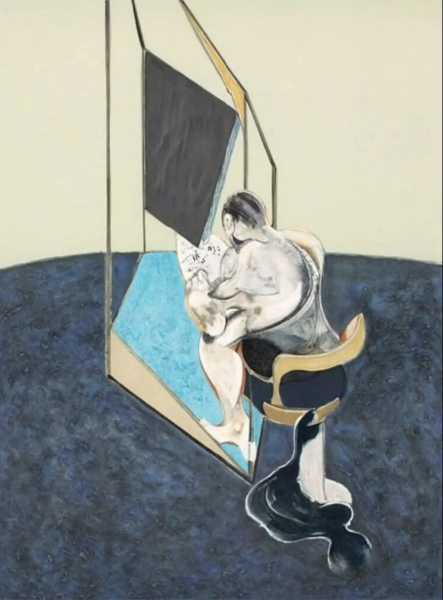 Artwork © Francis Bacon - Three Studies of Male Back (One Work - Central panel of the triptych), 1987