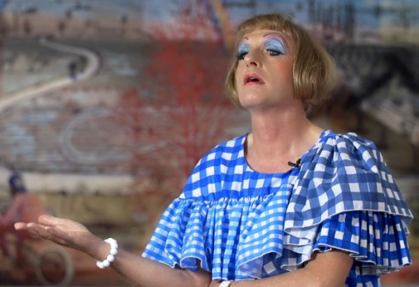 Image: Grayson Perry as Claire, 5 October 2017 – Photo: Arnolfini / Wikimedia Commons (CC BY 3.0)