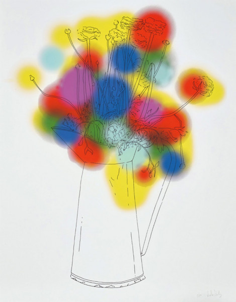 Artwork © Nicolas Party - Flowers and few colors, 2013