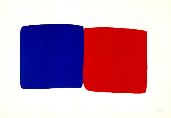 Ellsworth Kelly - Dark Blue and Red (Bleu Foncé et Rouge), 1964 -1965