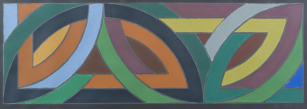 Geometric abstract art - Frank Stella - York Factory II, 1974