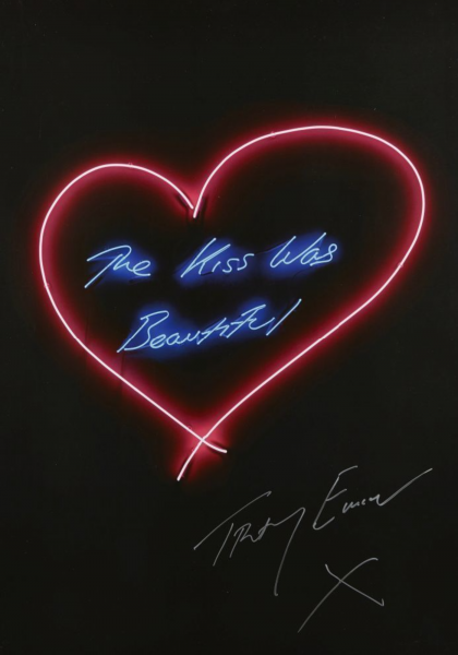 Artwork © Tracey Emin - The Kiss Was Beautiful, 2012