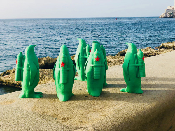  Artwork © William Sweetlove - Cuban Cloned Penguin, 2020